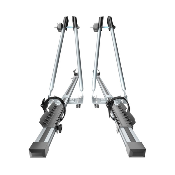 Nosič na bicykle na strechu auta, Hliníkový držiak bicyklov na strechu auta - 2xM-08