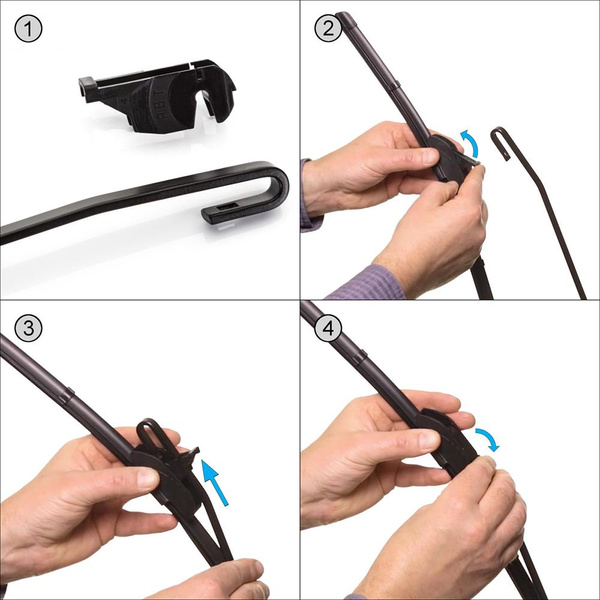 Automobilové stierače na predné sklo pre Lexus GS IV Sedan (01.2012-2020) - ploché lišty