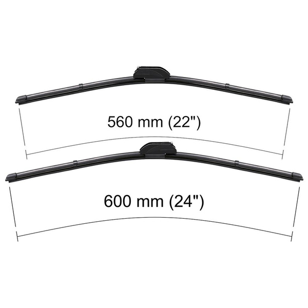 Automobilové stierače na predné sklo pre Opel Zafira A MPV (03.1999-07.2005) - ploché lišty