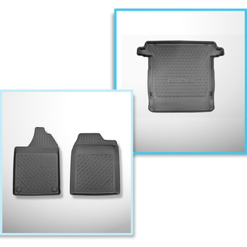 Súprava rohož do batožinového priestoru a autokoberčeky TPE PREMIUM na mieru do: