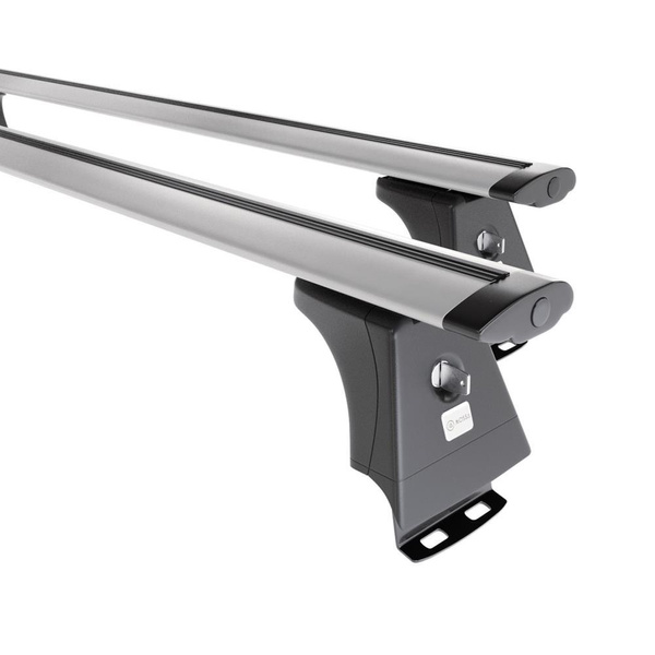 Základný nosič na strechu auta pre Honda CR-V SUV (2007-2011) - strieborný priečny nosič - montážne body - Hliník