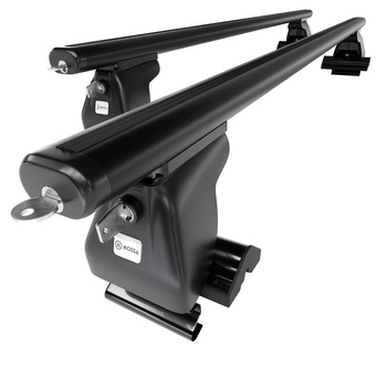 Základný nosič na strechu auta pre Kia Sportage mk II SUV (2004-2009) - čierny p