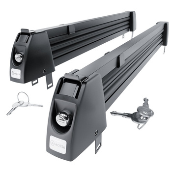 Držiak lyží na strešný nosič - Ski rack M-7705 - čierna - až 5 párov lyží alebo 4 snowboardy