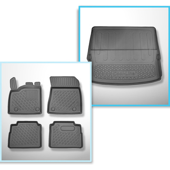 Súprava rohož do batožinového priestoru a autokoberčeky TPE PREMIUM na mieru do: