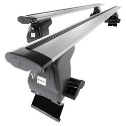 Základný nosič na strechu auta pre Hyundai H-1 Van (2008-2021) - strieborný priečny nosič - bez montážnych prvkov - Hliník