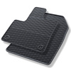 Gumové autokoberce pre Peugeot Partner III (2018-....) - čierna
