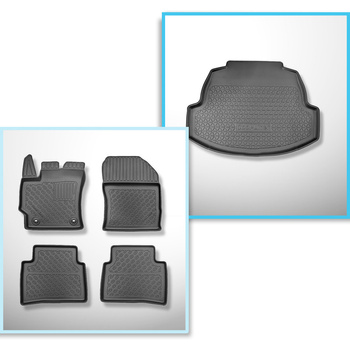 Súprava rohož do batožinového priestoru a autokoberčeky TPE PREMIUM na mieru do: