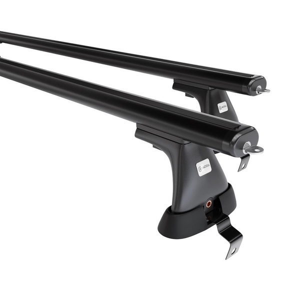 Základný nosič na strechu auta pre Skoda Superb III Liftback (2015-2024) - čierny priečny nosič - bez montážnych prvkov - Hliník