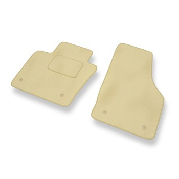 Velúrové koberčeky pre Audi Q3 I 8U SUV (2011-2018) - béžová