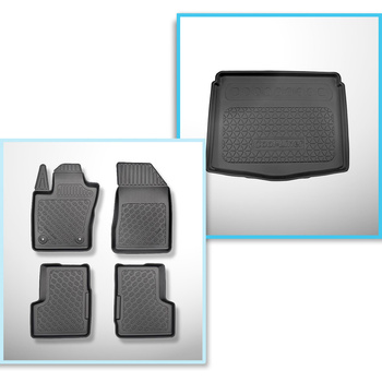 Súprava rohož do batožinového priestoru a autokoberčeky TPE PREMIUM na mieru do: