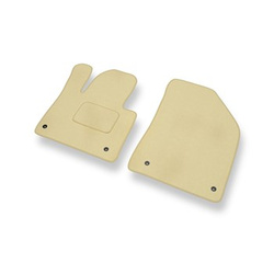 Velúrové koberčeky pre Citroen C5 III Sedan, Tourer (2008-2017) - béžová