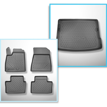 Súprava rohož do batožinového priestoru a autokoberčeky TPE PREMIUM na mieru do:
