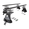Základný nosič na strechu auta pre Ford Mondeo mk V Hatchback (2014-2022) - čierny priečny nosič - bez montážnych prvkov - Oceľ