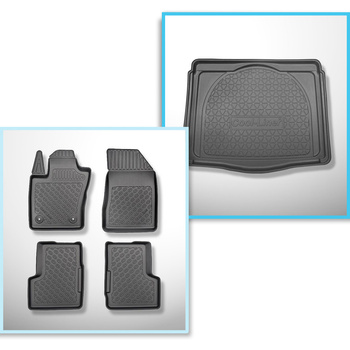 Súprava rohož do batožinového priestoru a autokoberčeky TPE PREMIUM na mieru do: