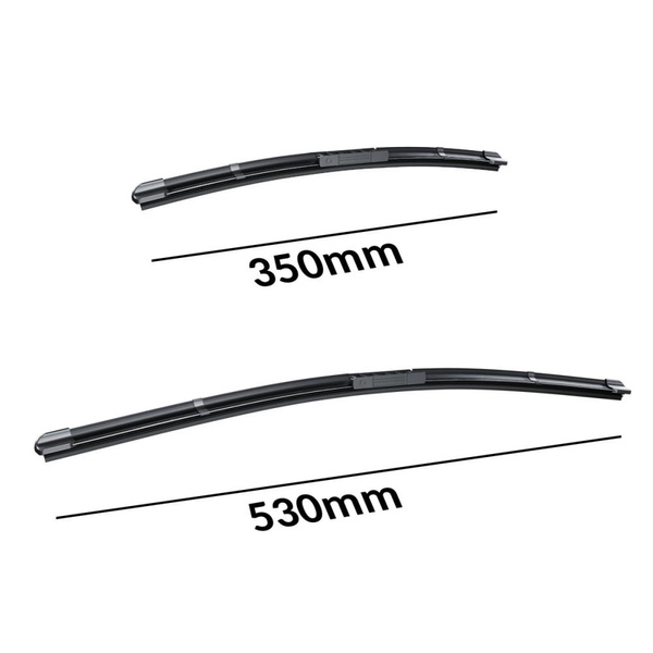 Automobilové stierače na predné sklo pre Nissan Micra K13 Hatchback, Kabriolet (07.2010-2017) - ploché lišty