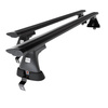 Základný nosič na strechu auta pre Renault Arkana SUV (2020-....) - čierny priečny nosič - bez montážnych prvkov - Hliník