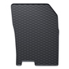 Gumové autokoberce pre Suzuki Vitara III SUV (2015-....) - čierna - 4 ks