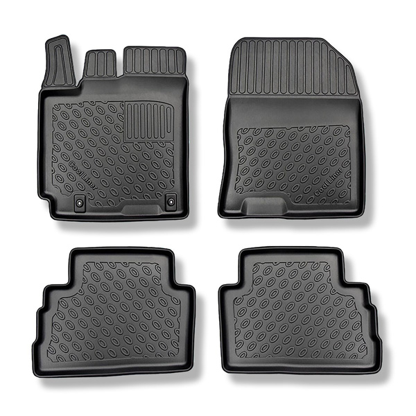 Koberčky TPE pre Hyundai Kona SUV (11.2017-....) - nie pre elektrickú a hybridnú verziu