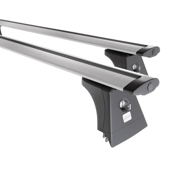 Základný nosič na strechu auta pre Chevrolet Orlando MPV (2011-2018) - strieborný priečny nosič - montážne body - Hliník