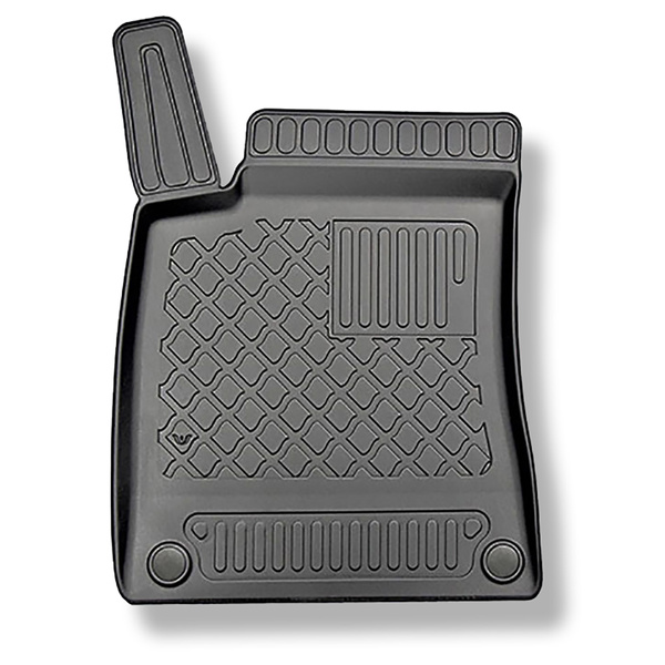 Súprava rohož do batožinového priestoru a autokoberčeky TPE na mieru do: Mercedes-Benz CLA C118 Kupé (05.2019-....) - odnímateľné výklenky pri modeloch s bočnými sieťkami; nie pre Plug-in Hybrid verziu