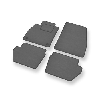 Velúrové koberčeky pre Ford Fiesta VIII Hatchback (2017-2023) - šedá