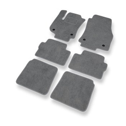 Velúrové koberčeky pre Opel Zafira B MPV (2005-2012) - šedá