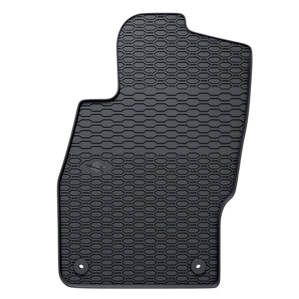 Gumové autokoberce pre Opel Adam Hatchback (2012-2019) - čierna - 4 ks