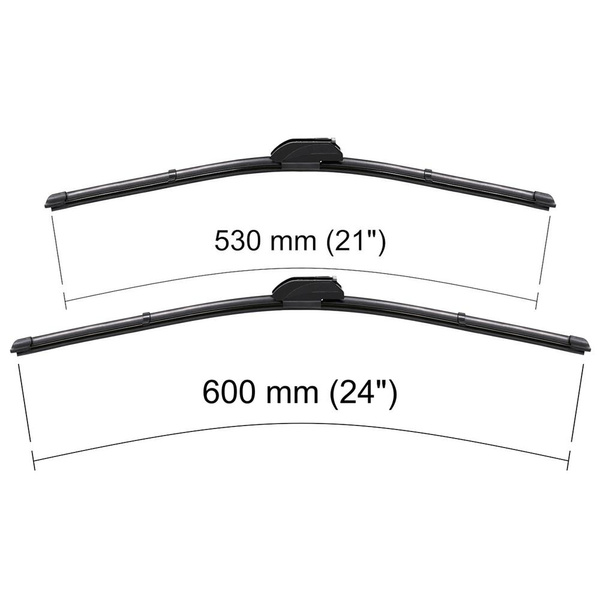 Automobilové stierače na predné sklo pre Renault Trafic II Van (05.2001-12.2014) - ploché lišty