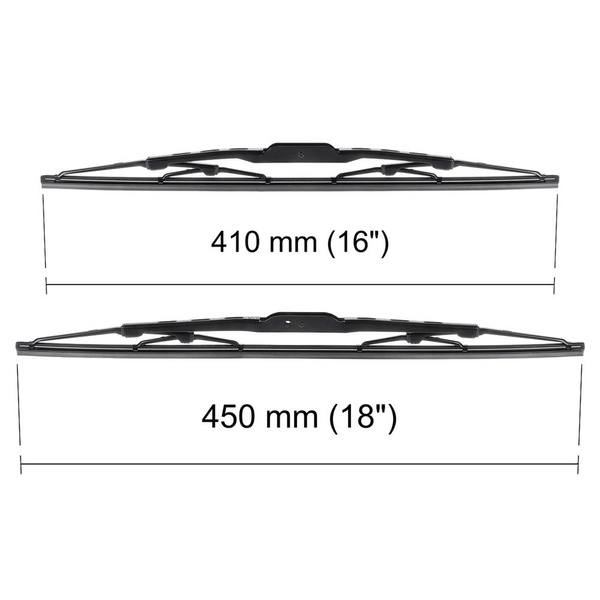 Automobilové stierače na predné sklo pre Suzuki Jimny 0 SUV (10.1998-2017) - štandard lišty