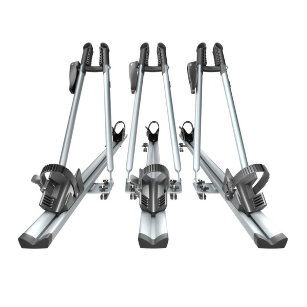 Nosič na bicykle na strechu auta, Hliníkový držiak bicyklov na strechu auta - 3xM-17