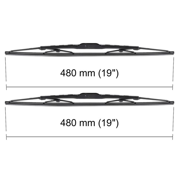 Automobilové stierače na predné sklo pre Toyota Tundra I Pick-Up (2000-2006) - štandard lišty
