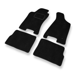 Velúrové koberčeky pre Audi 80 IV B4 Avant, Coupé, Kabriolet, Limuzína (1991-1996) - čierna