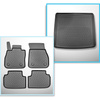 Súprava rohož do batožinového priestoru a autokoberčeky TPE PREMIUM na mieru do: BMW Seria 2 F44 Gran Kupé (03.2020-10.2024) - horný batožinový priestor; pre automobily s dvojitou podlahou v batožinovom priestore