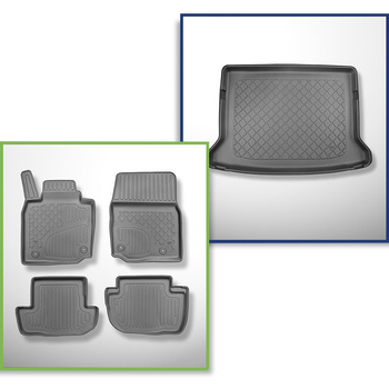 Súprava rohož do batožinového priestoru a autokoberčeky TPE na mieru do: Mazda MX-30 SUV (09.2020-....)