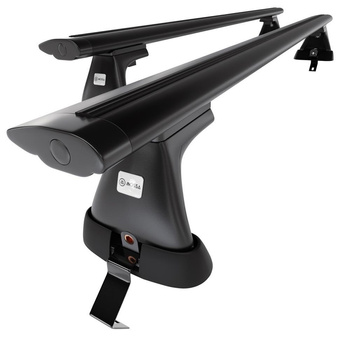 Základný nosič na strechu auta pre Ford C-Max mk II LAV (2010-2015) - čierny priečny nosič - bez montážnych prvkov - Hliník