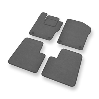 Velúrové koberčeky pre Mercedes-Benz Trieda M W166 SUV (2012-2015) - šedá